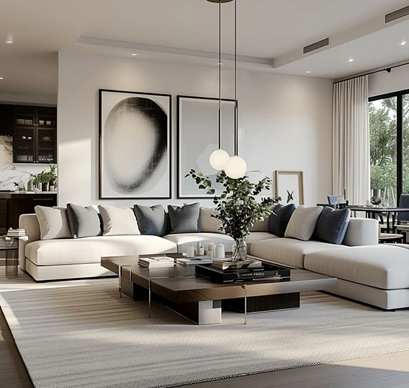 Image of house representing work done by professional interior decorators in Naples FL